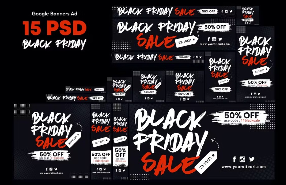 Free Black Friday Banners Ad Download