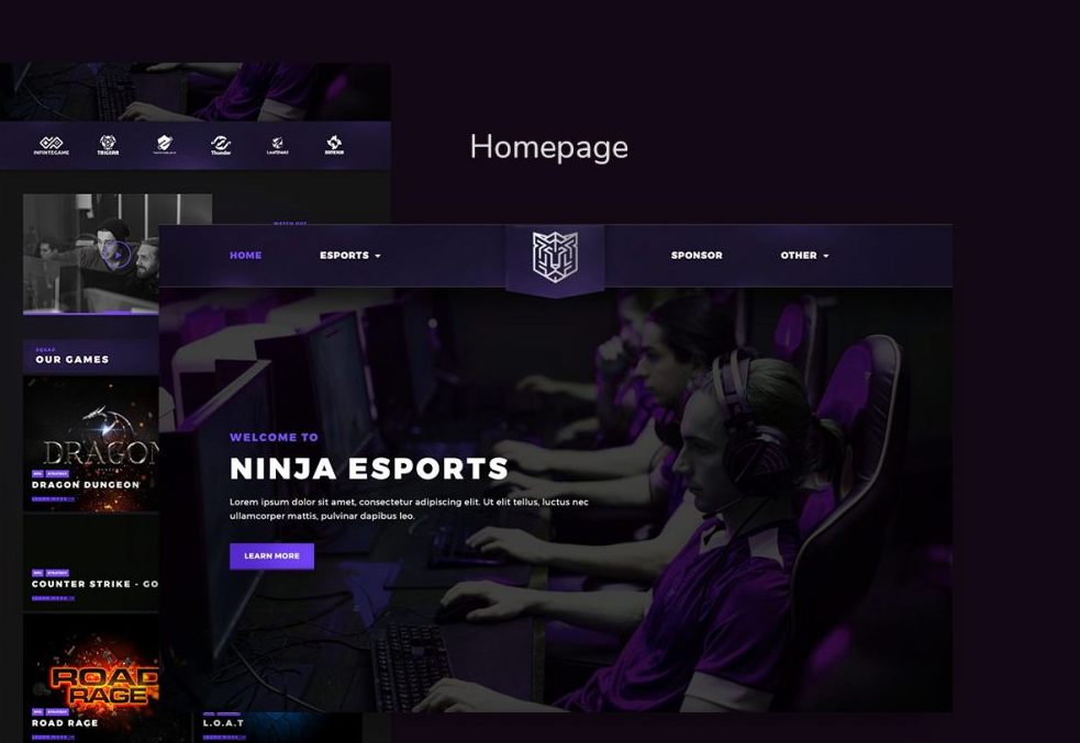 Free Esportize eSports Elementor Template Kit Download