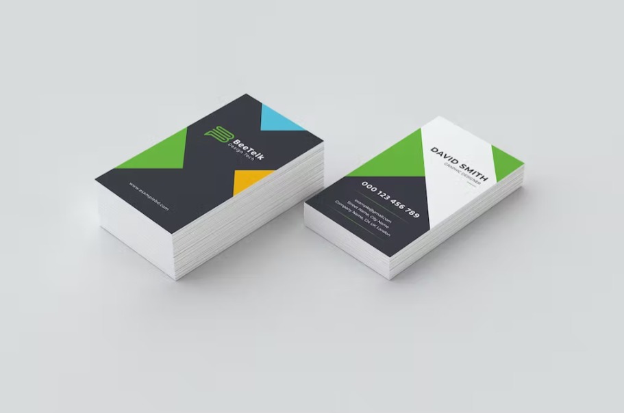 Free Vertical Business Card Template Download