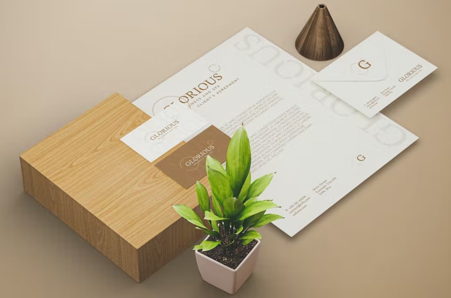 Free Identity Mockup Template Download